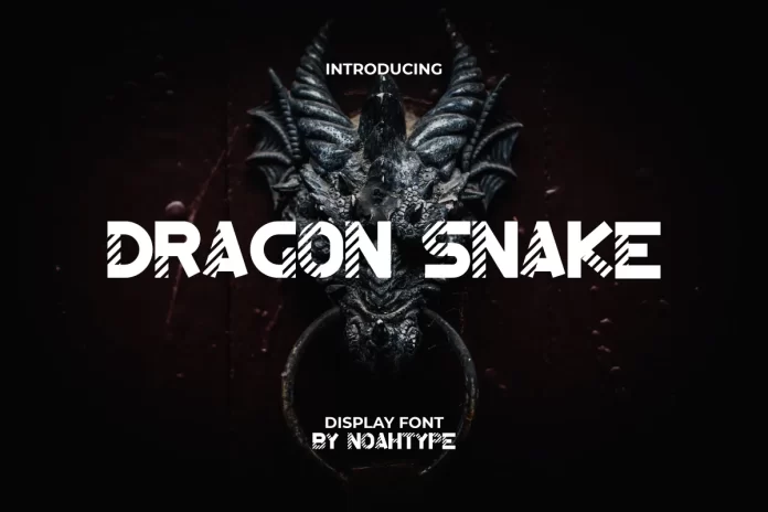 Dragon Snake Font