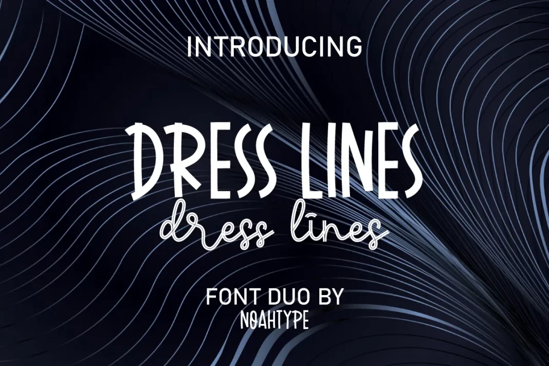 Dress Lines Font