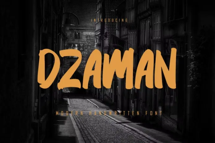 Dzaman Font