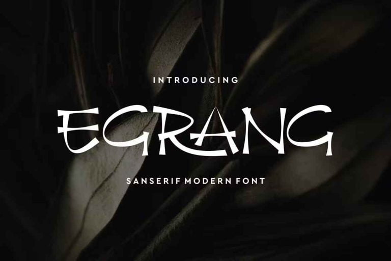 Egrang Font
