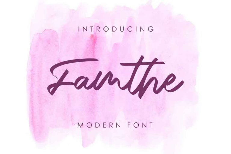 Famthe Font