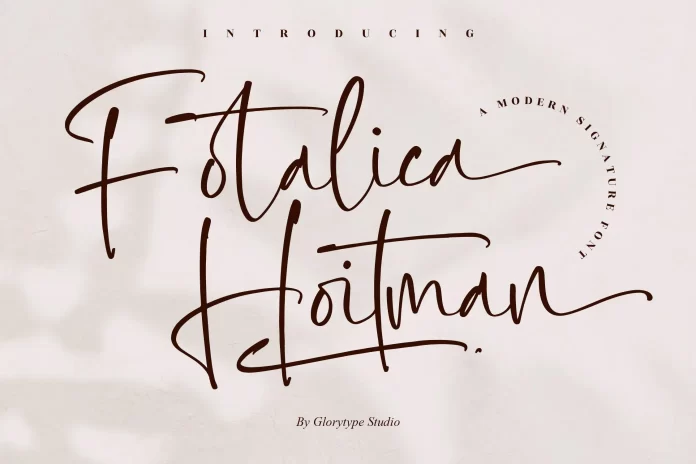 Fotalica Hoitman Font