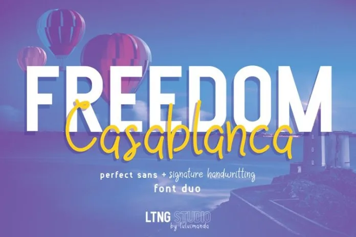 Freedom Casablanca Font