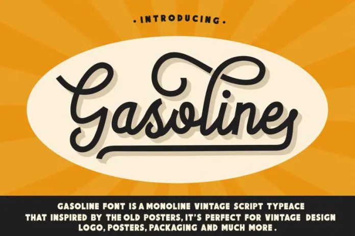 Gasoline Font