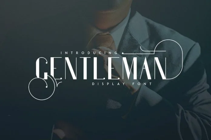 Gentleman Display Font
