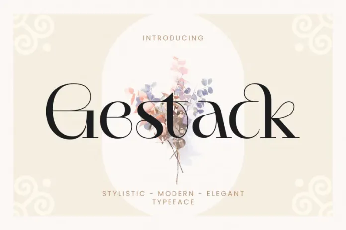 Gestack Font