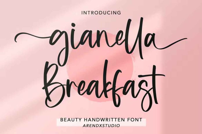 Gianella Breakfast Font