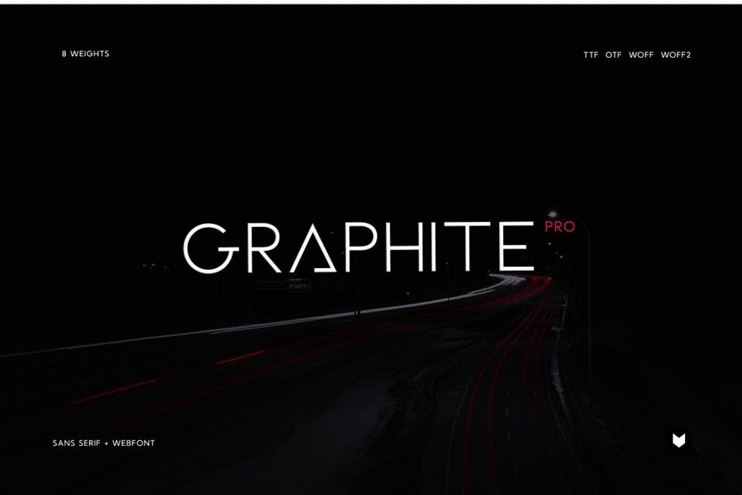 Graphite Pro Typeface Font
