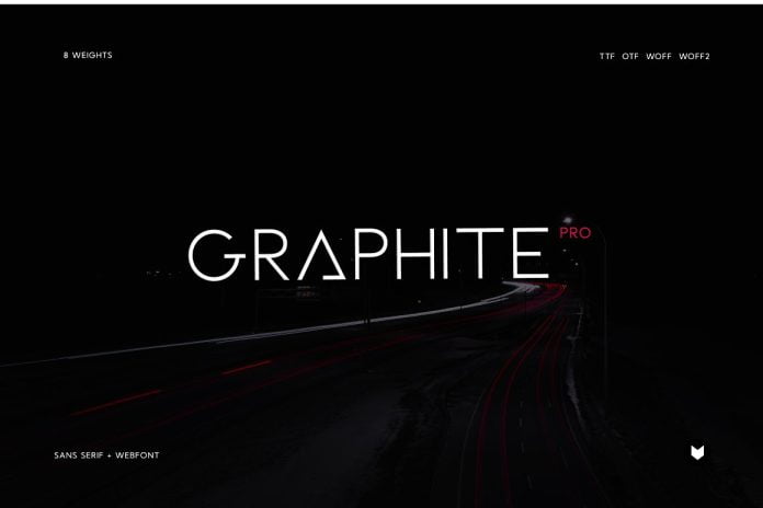 Graphite Pro Typeface Font