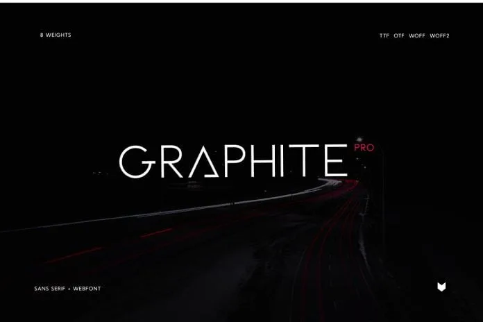 Graphite Pro Typeface Font