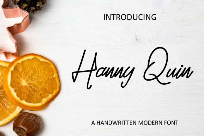 Hanny Quin Font