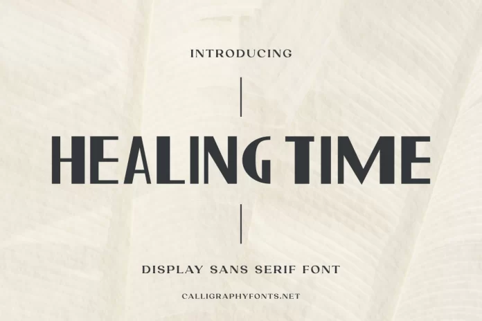 Healing Time Font