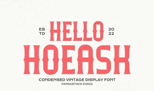 Hello Hoeask Font