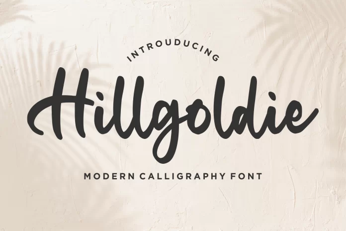 Hillgoldie Script Font