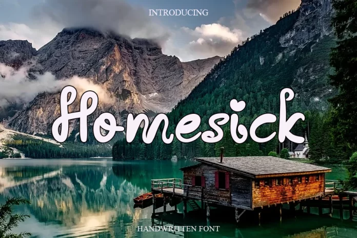 Homesick Script Font