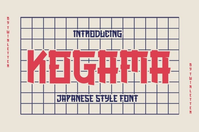 KOGAMA - Japanese Style Font