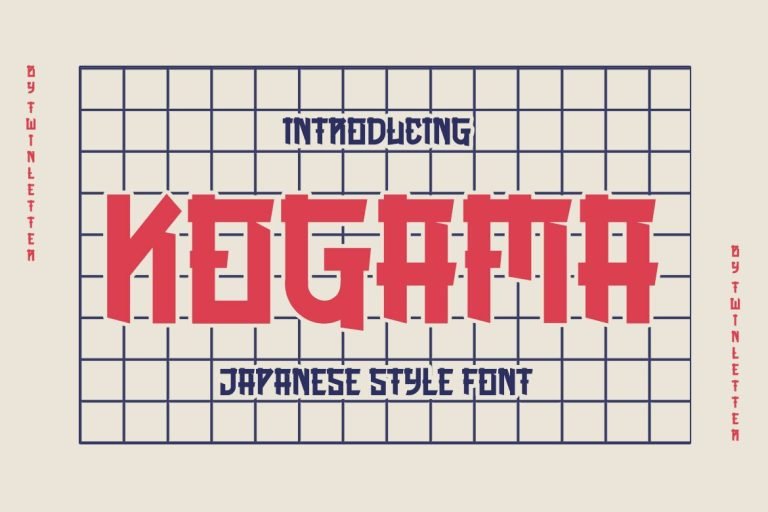 KOGAMA - Japanese Style Font