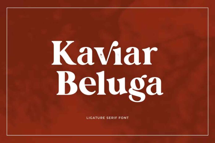 Kaviar Beluga Font