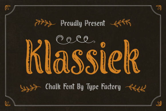 Klassiek Font