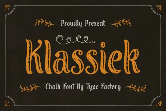 Klassiek Font