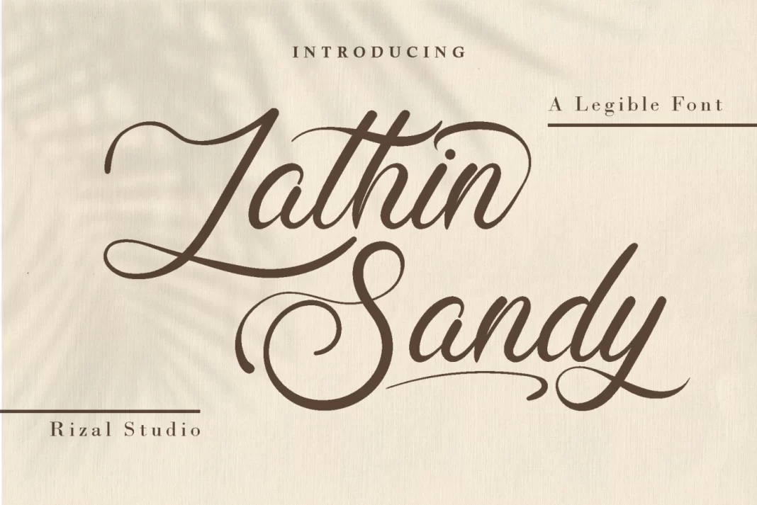 Lathin Sandy Font