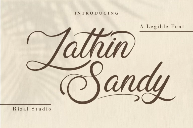 Lathin Sandy Font