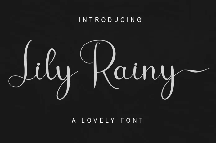 Lili Rainy Font