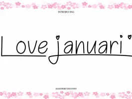 Love Januari Font