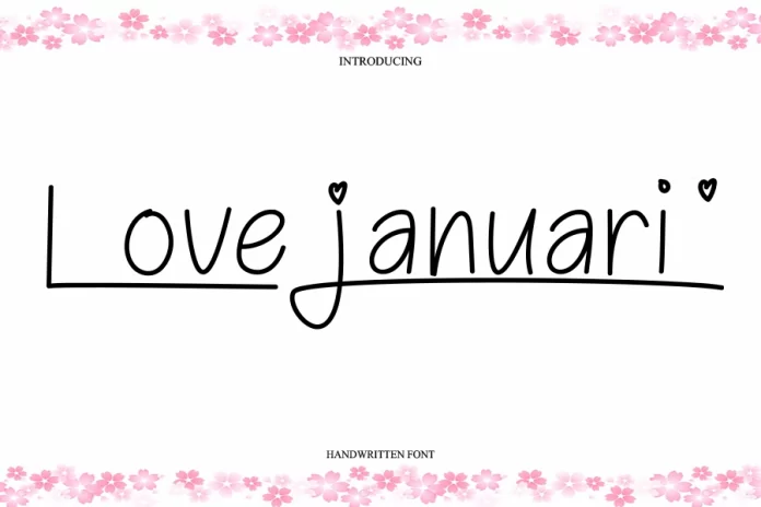 Love Januari Font