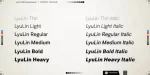 Lyu Lin Font