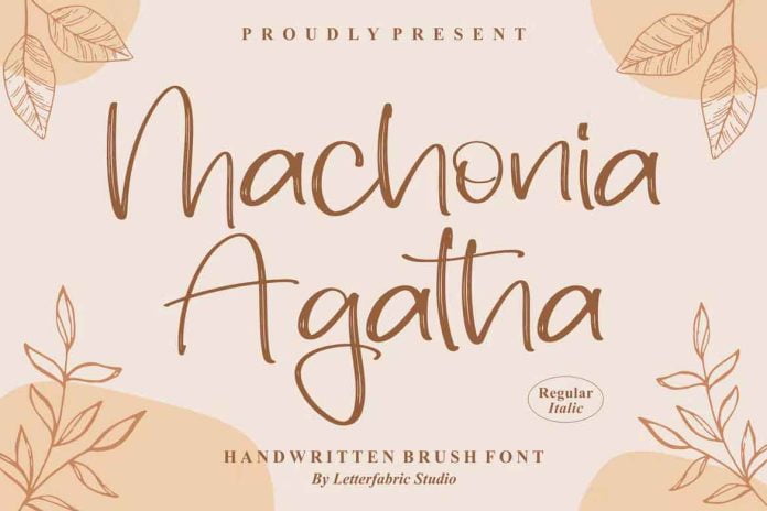 Machonia Agatha Font