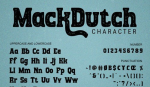 MackDutch - Rough decorative Font