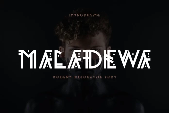 Maladewa - Display Decorative Font