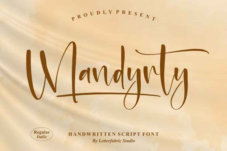 Mandyrty Font