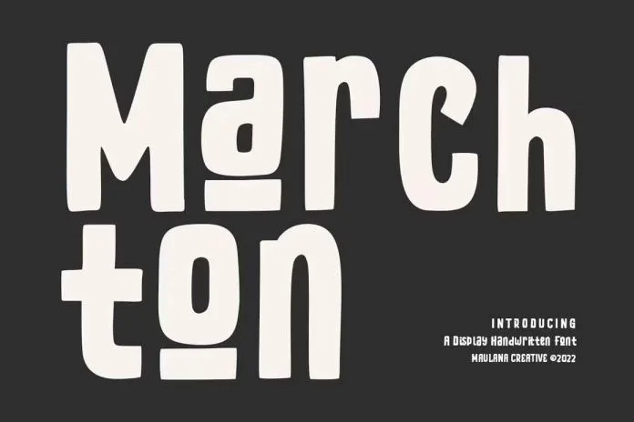 Marchton Font