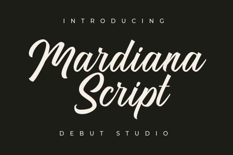 Mardiana Script Font