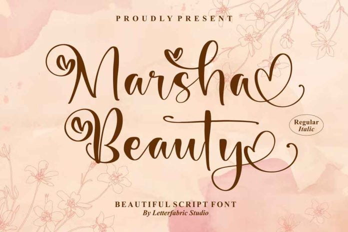 Marsha Beauty Font