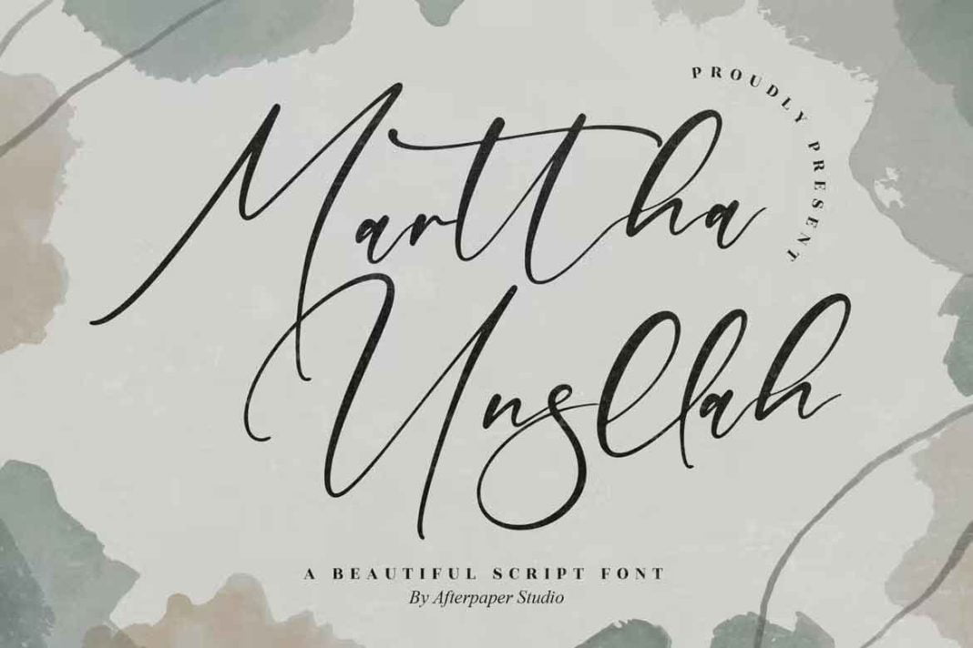 Marttha Unsllah Font