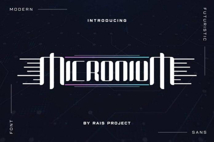 Micronium Font