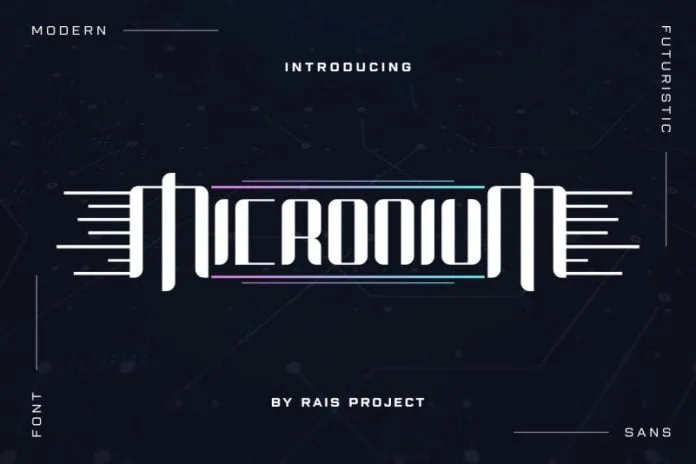Micronium Font