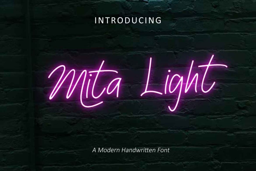 Mita Light Font