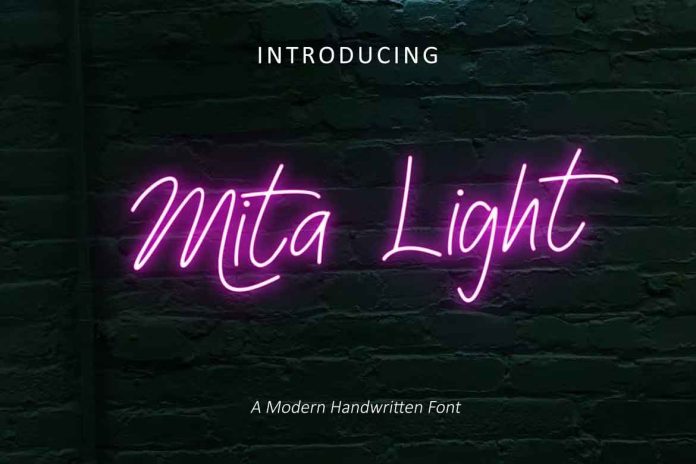 Mita Light Font
