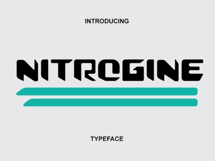 Nitrogine Sans Serif - Bold & Sporty Display Font