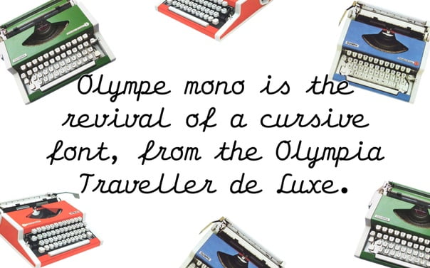Olympe Mono Free Font