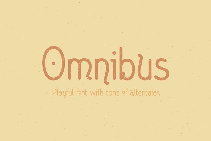 Omnibus - Playful Display Font