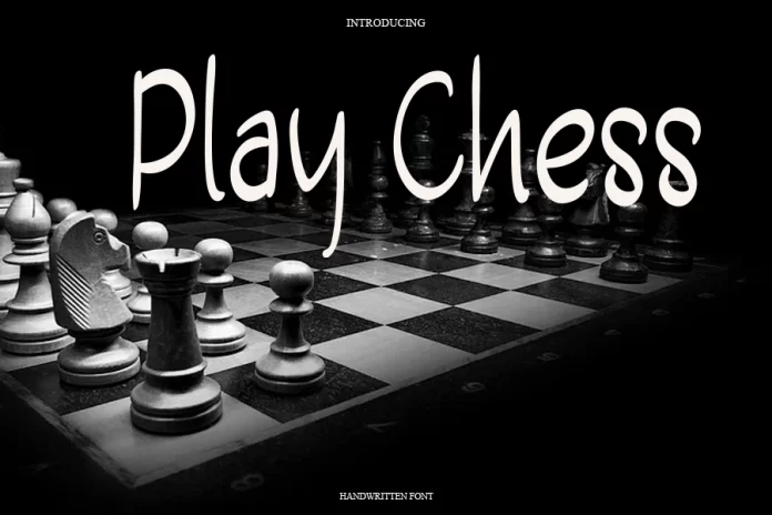 Play Chess Font