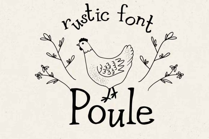Poule Serif Rustic Font