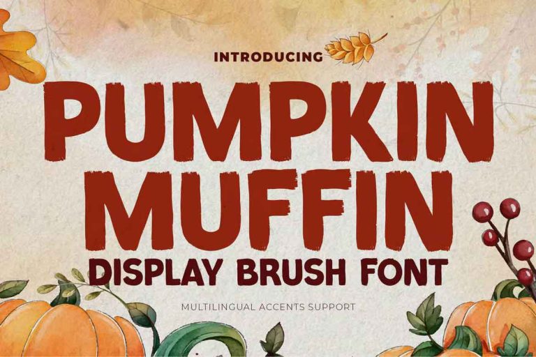 Pumpkin Muffin Font