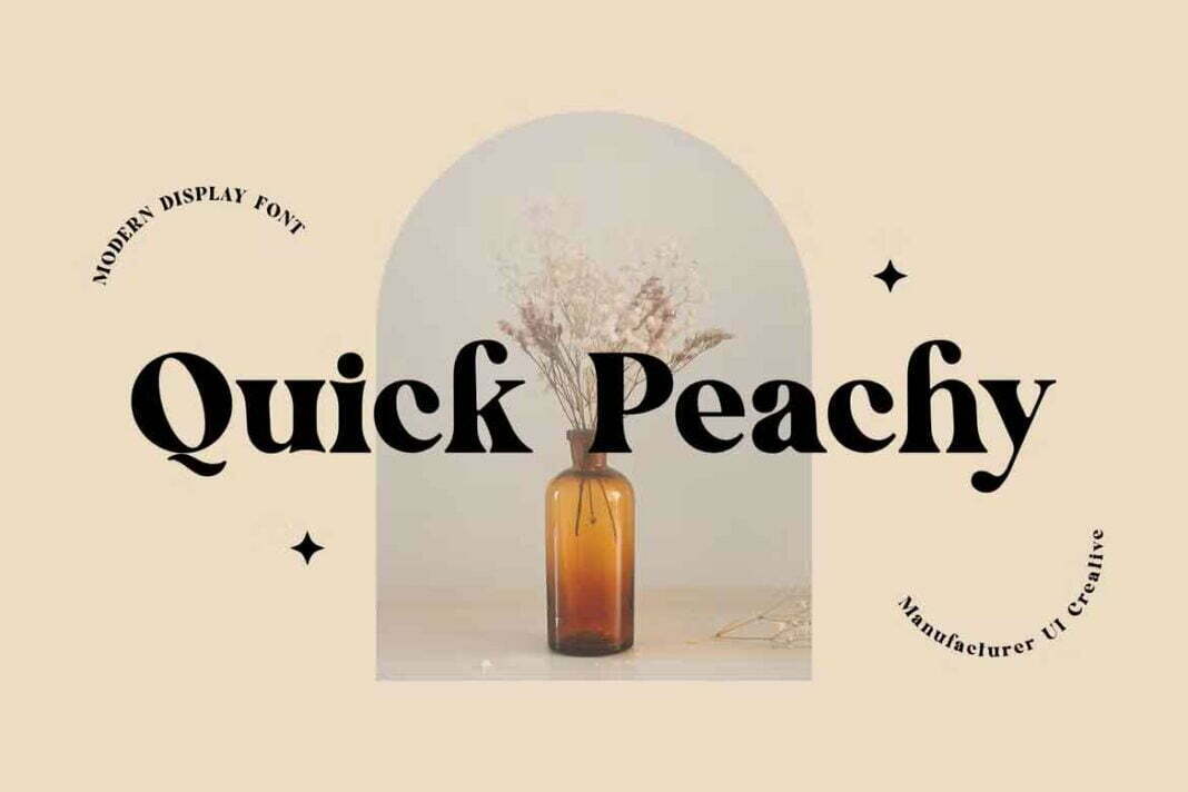 Quick Peachy Font