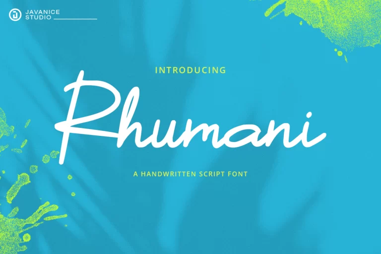 Rhumani Handwritten Font